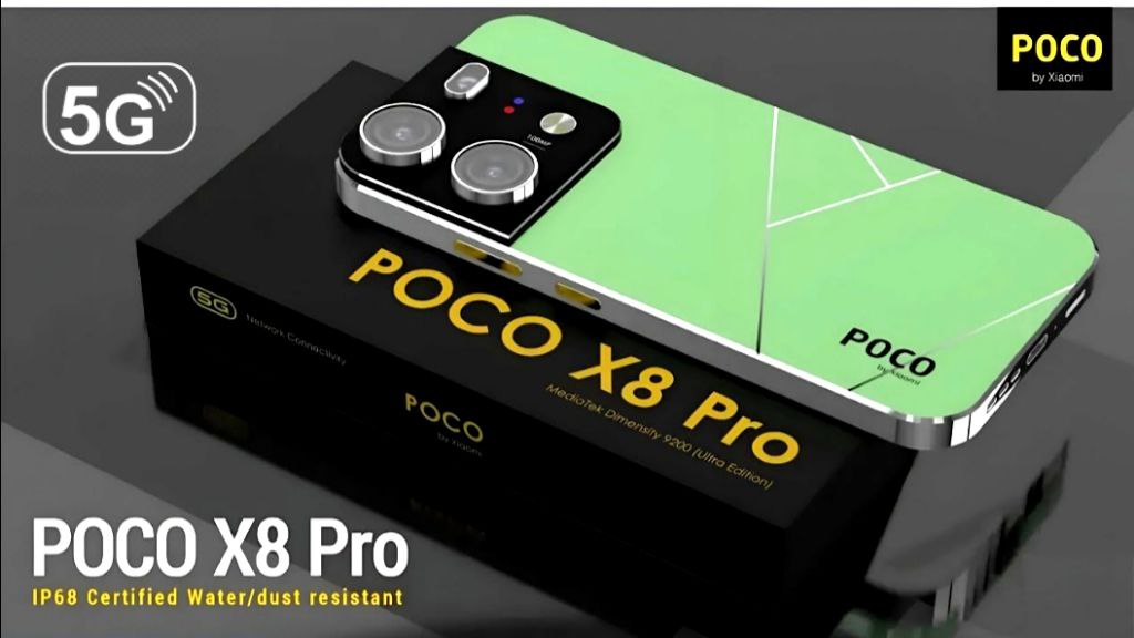 Pocox8 pro 5g 5000mAh बैटरी के साथ भारत में जारी किया गया